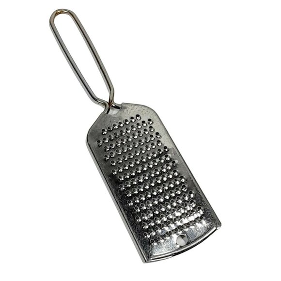 Vintage Zester Grater Curved Loop Handle, Stainless Steel Kitchen Tool - Picture 6 of 12